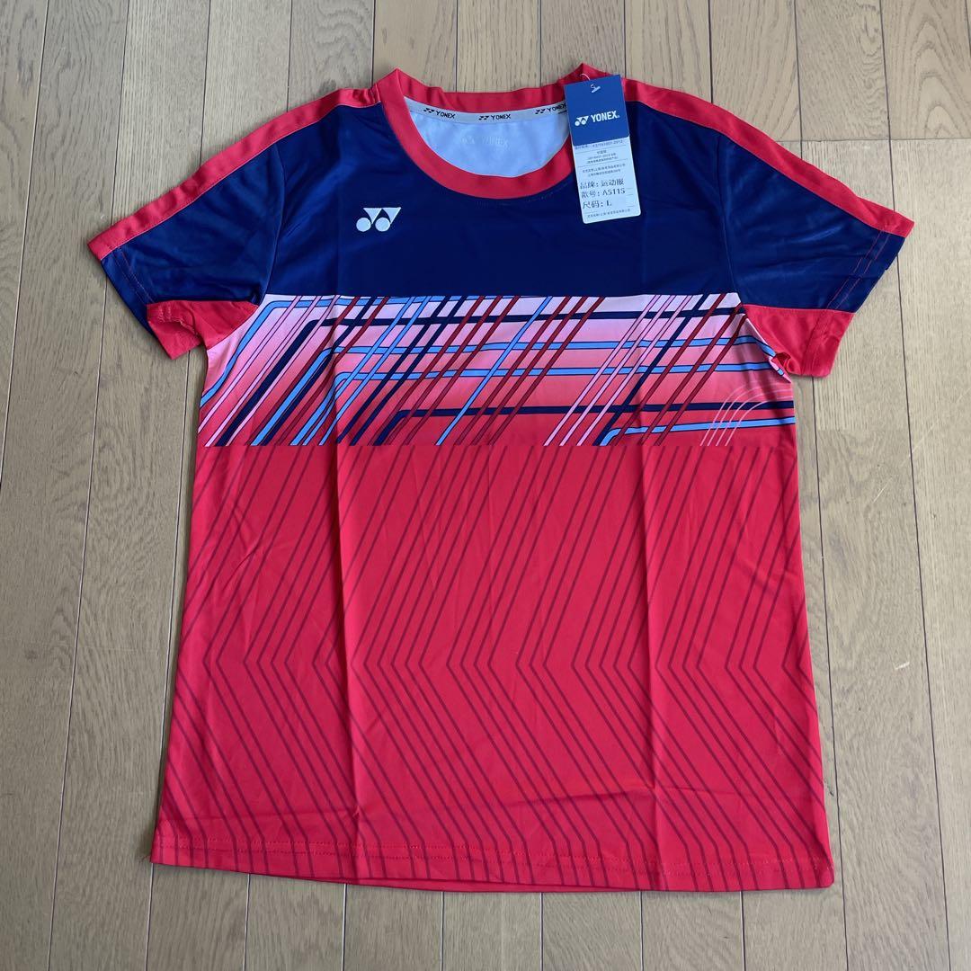 ヨネックス　YONEX テニス＆バドミントン　ゲームウェア　新品　Lレッド