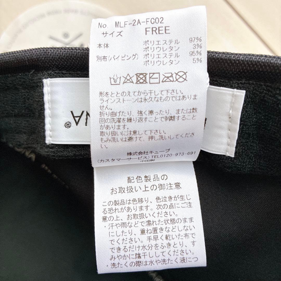 【マークアンドロナ】黒　ゴルフキャップ