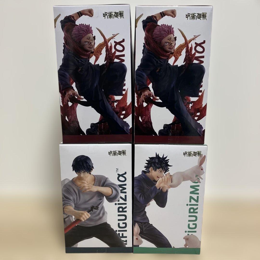 呪術廻戦 FIGURIZMα 宿儺　伏黒恵　伏黒甚爾 4箱Set 新品未開封品