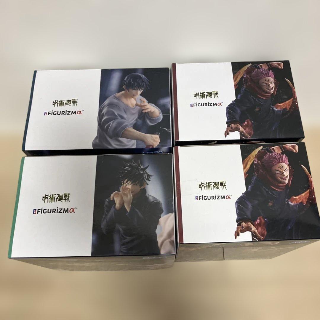 呪術廻戦 FIGURIZMα 宿儺　伏黒恵　伏黒甚爾 4箱Set 新品未開封品