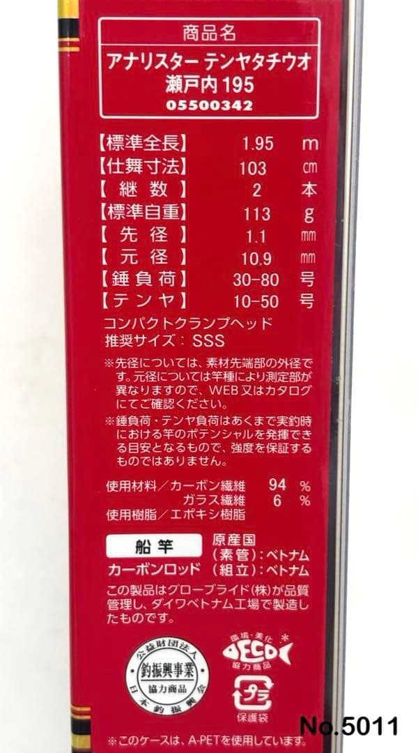 No.5011 テンヤタチウオ 瀬戸内195