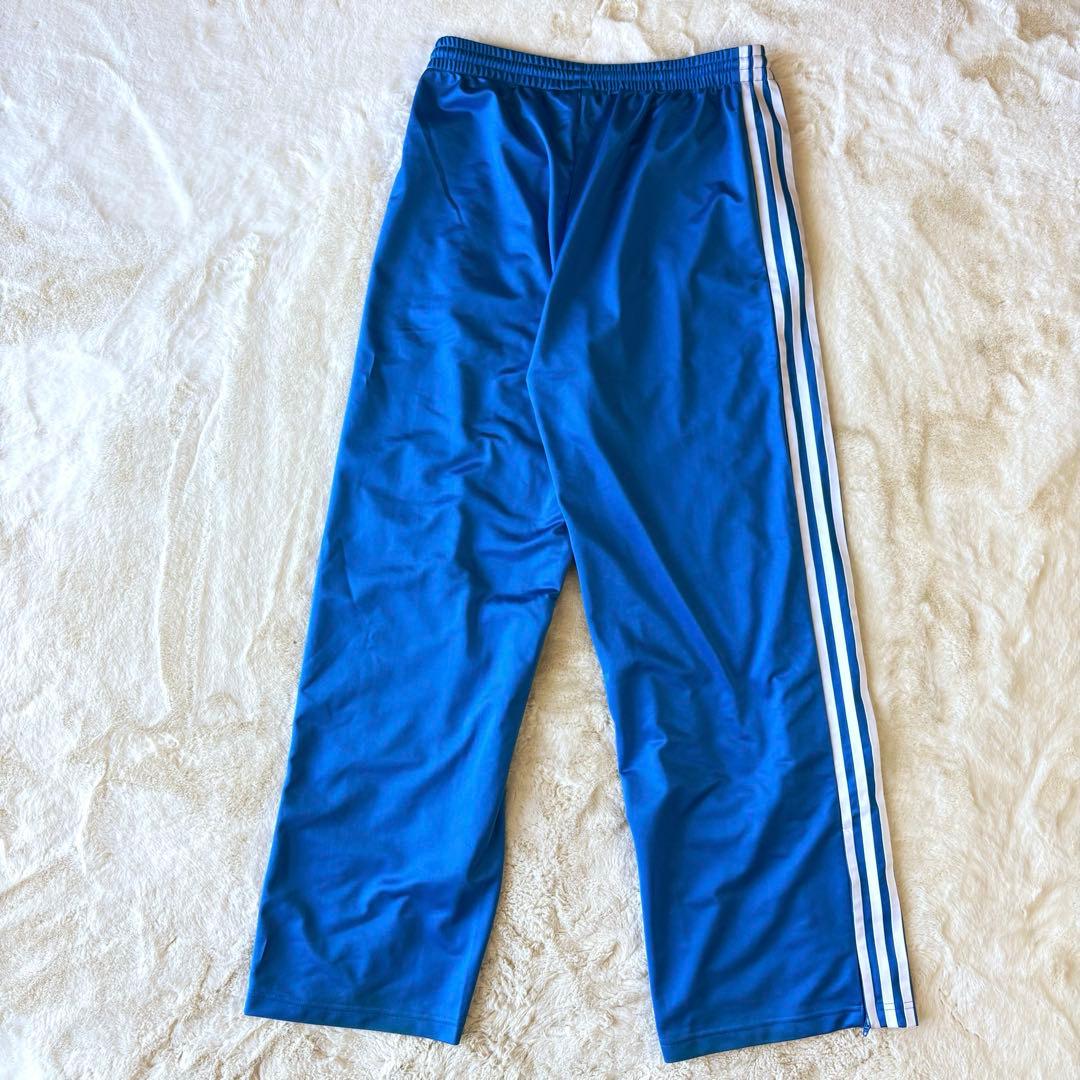 アディダス　adidas XL トラックパンツ　ベッケンバウアー　ロゴ刺繍　夏
