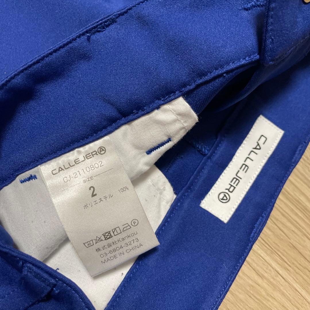 CALLEJER カジェヘラ ゴルフスカート ブルー レディース