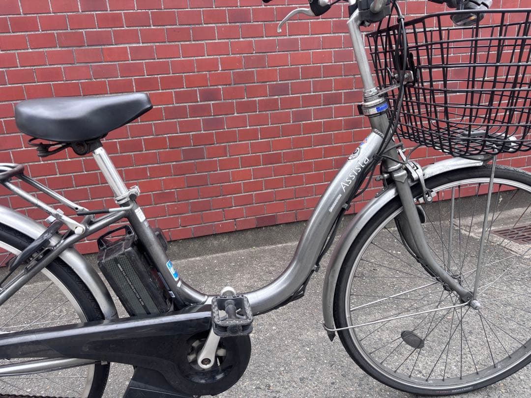 BRIDGESTONE assista電動アシスト自転車 シルバー