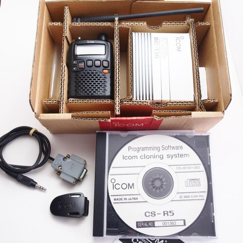 ICOM IC-R5 広帯域受信機 ■ プログラミングソフト付