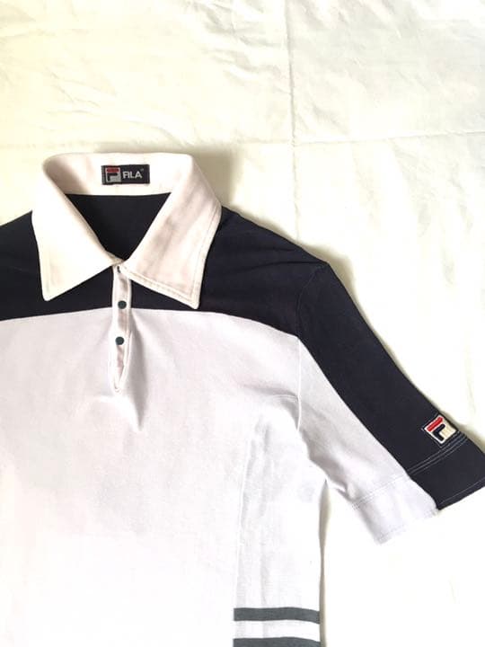 フィラ　FILA テニスシャツ　イタリア製　ヴィンテージ　日本初上陸品