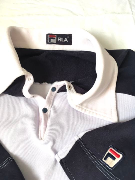 フィラ　FILA テニスシャツ　イタリア製　ヴィンテージ　日本初上陸品
