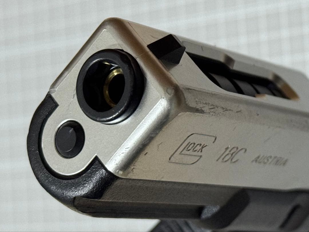 【最終値下】東京マルイ GLOCK 18C 電動ガン シルバー ロングマガジン付