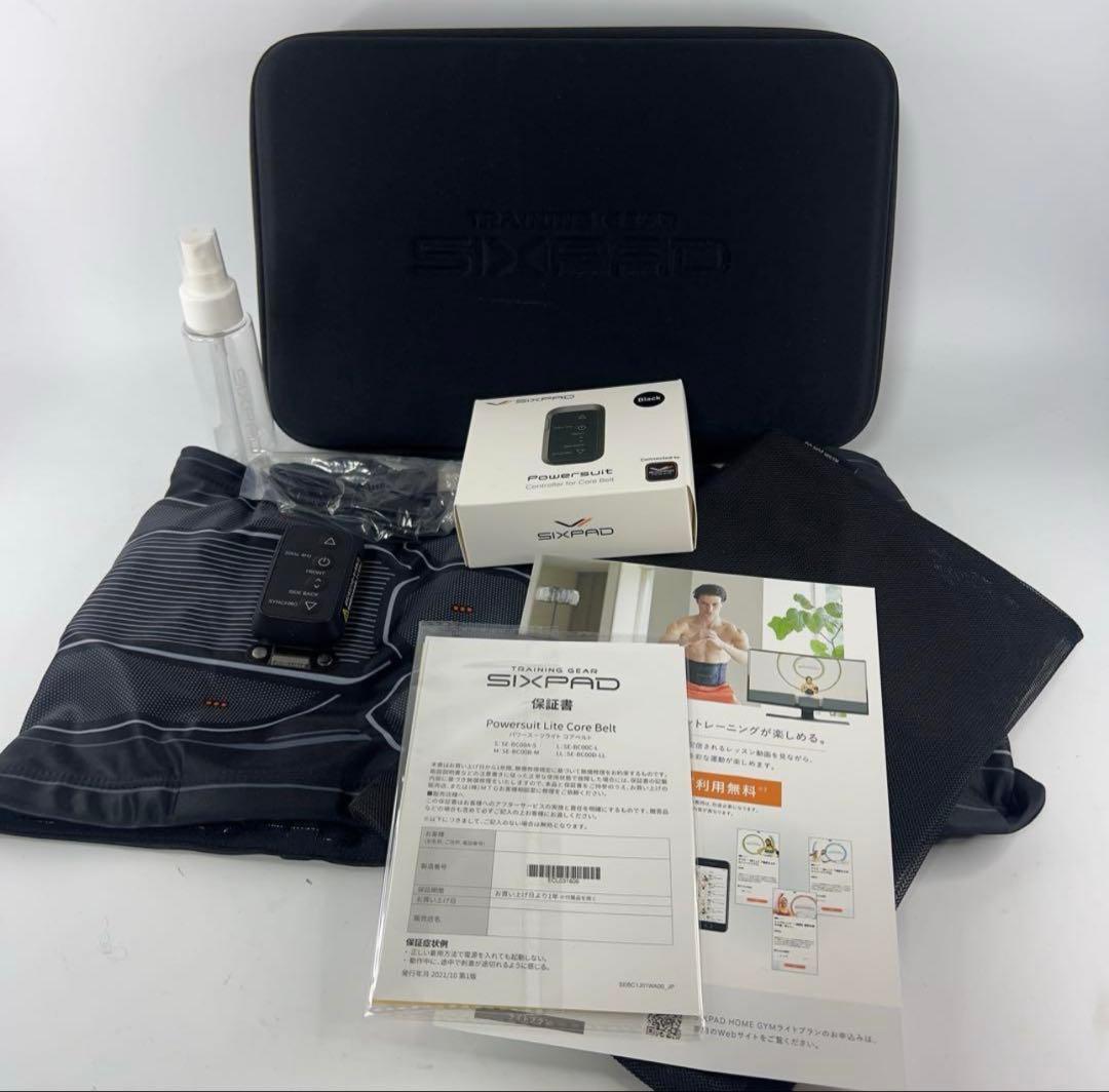 SIXPAD パワースーツコアベルト SE-BT Lサイズ 付属品・ケース付き