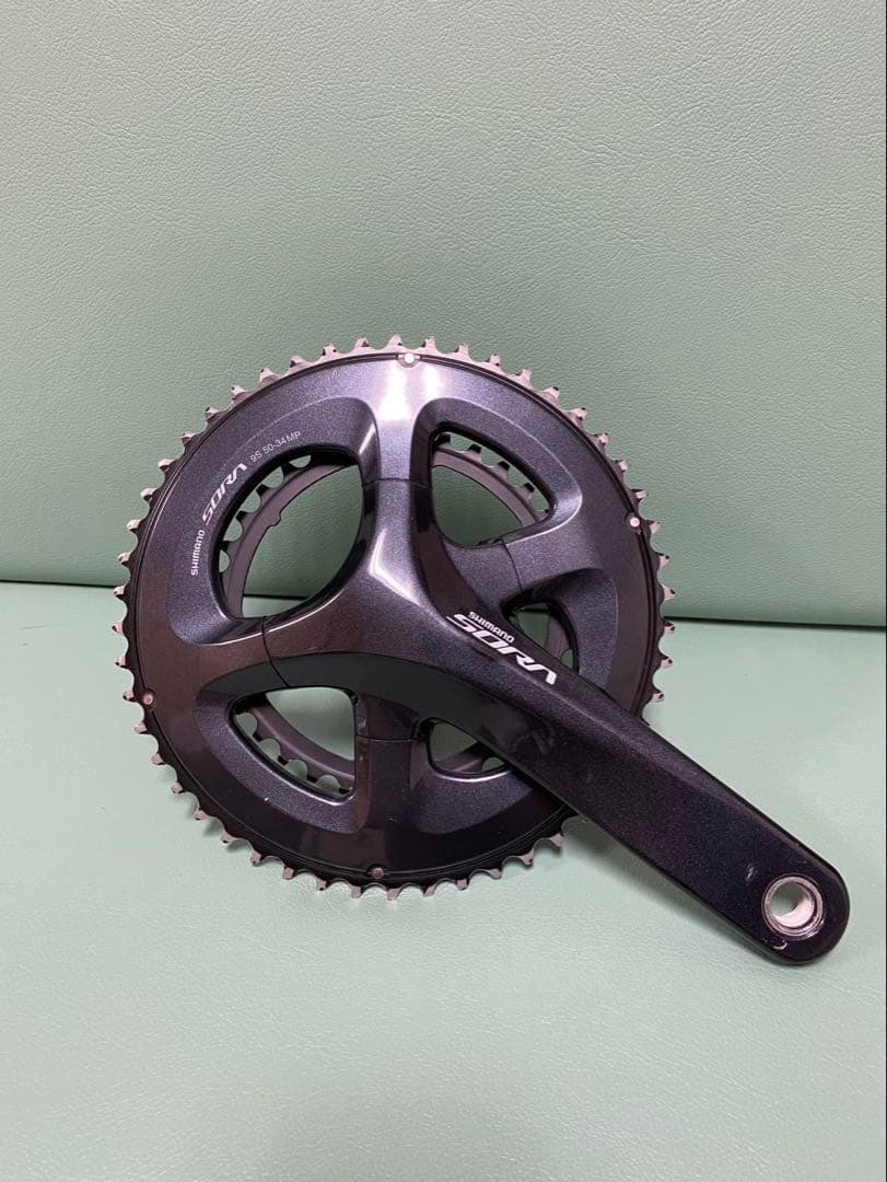 美品 SHIMANO シマノ SORA 50/34T 165mm クランクセット