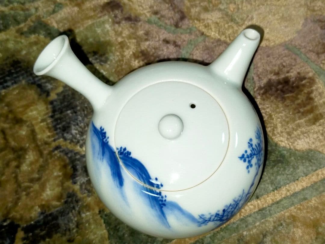 ♥清水♥道年♥煎茶器♥セット♥共箱付き　湯呑み　湯飲み　急須　湯冷まし