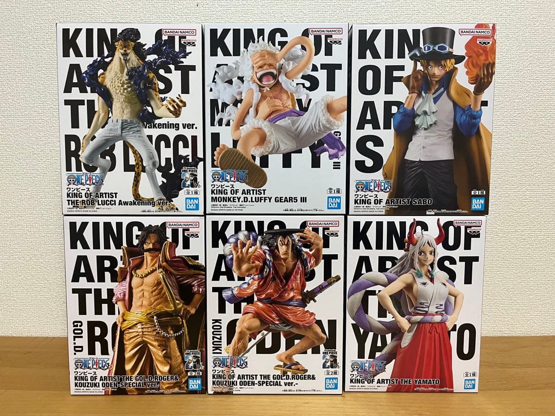 【新品・未開封】KING OF ARTIST ワンピースフィギュア 6点セット