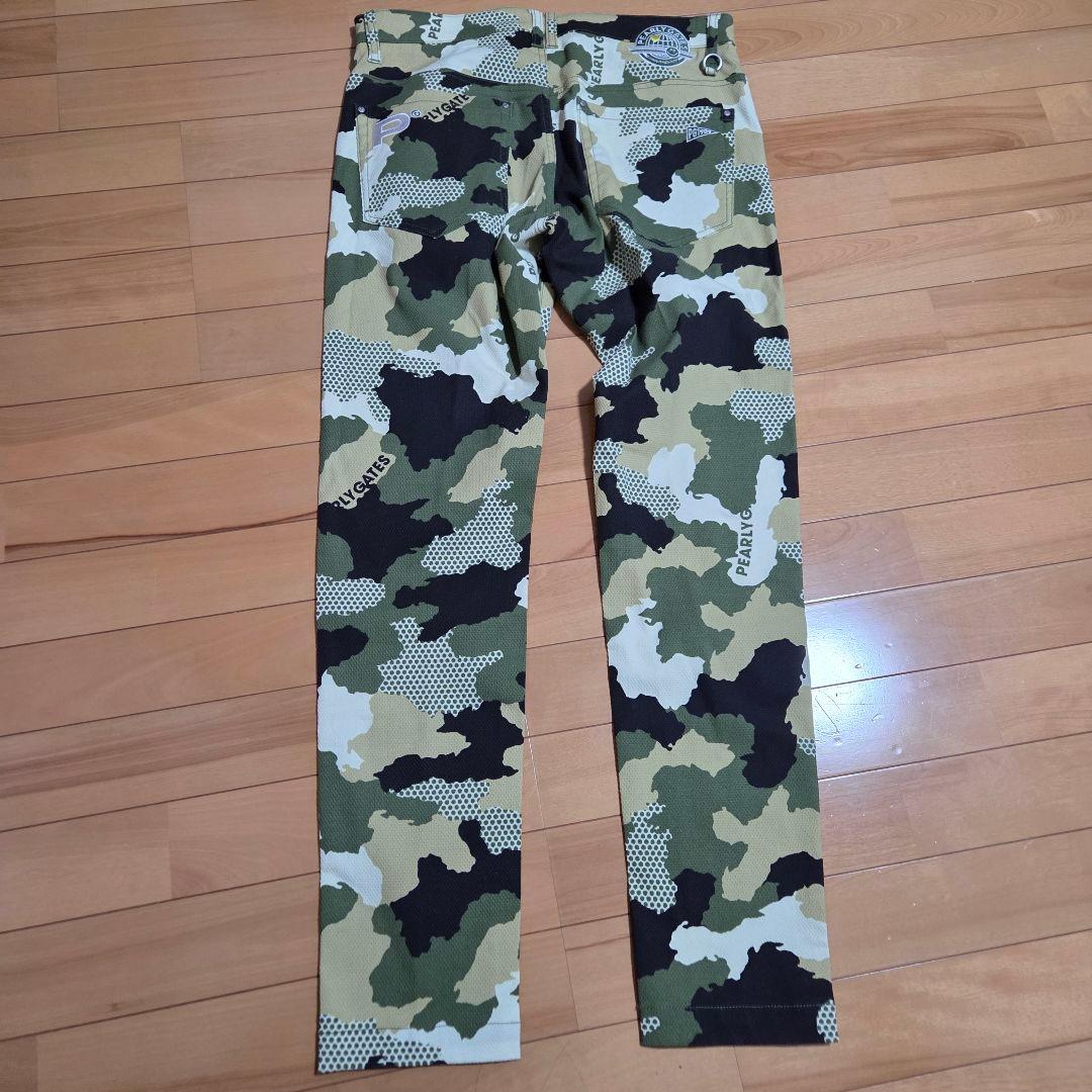 パーリーゲイツ　新品 やや薄手素材 カモフラ ストレッチパンツ 4