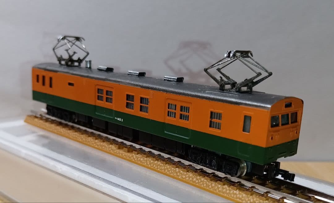 【レア】Nゲージ クモニ143 「貨物電車」M車【湘南色】⑧E