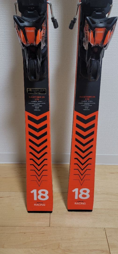 【送料無料】フォルクル RACETIGER GS DEMO 175cm　スキー板