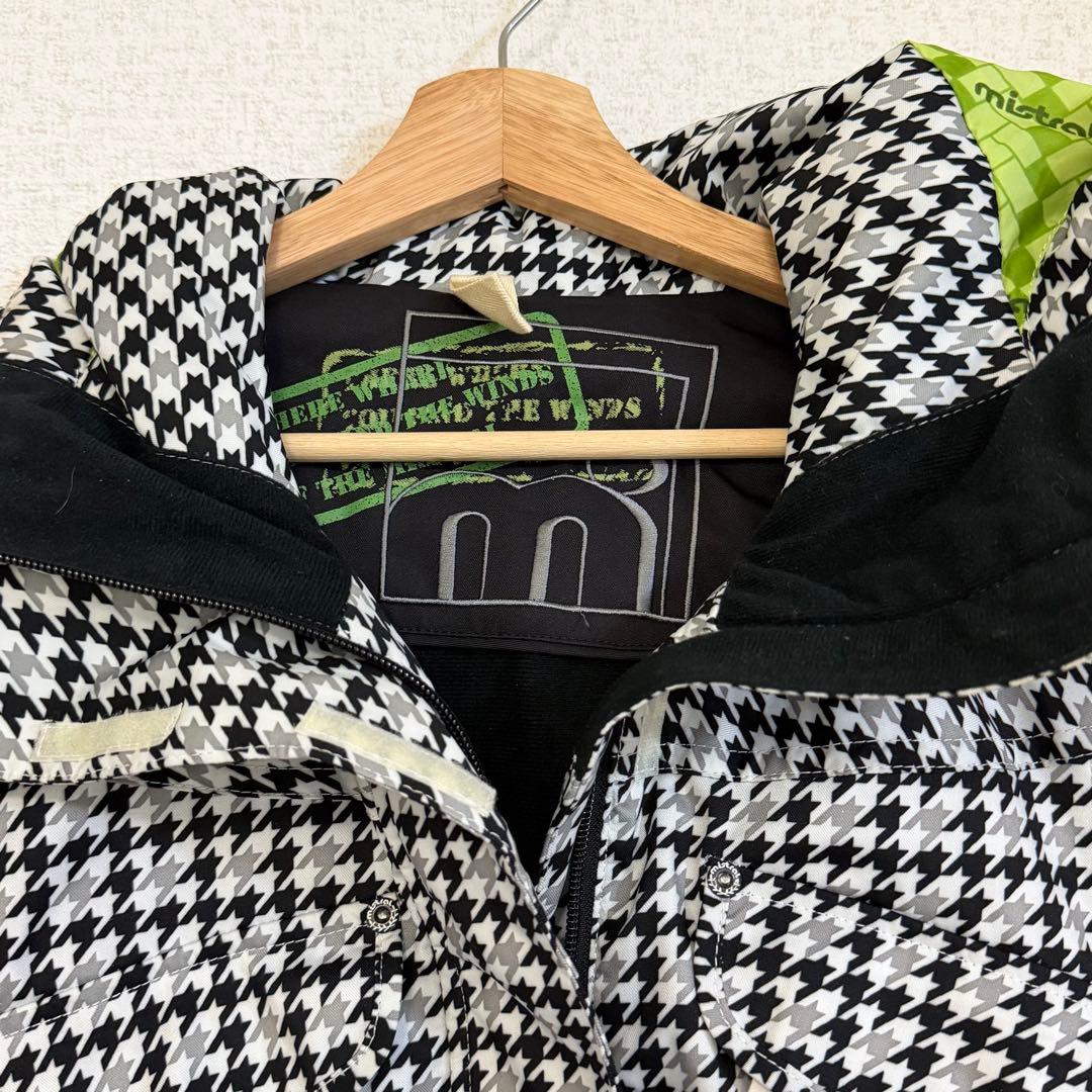 【レア】千鳥柄 スノボ つなぎ レディースS m オールインワン 防寒 雪山