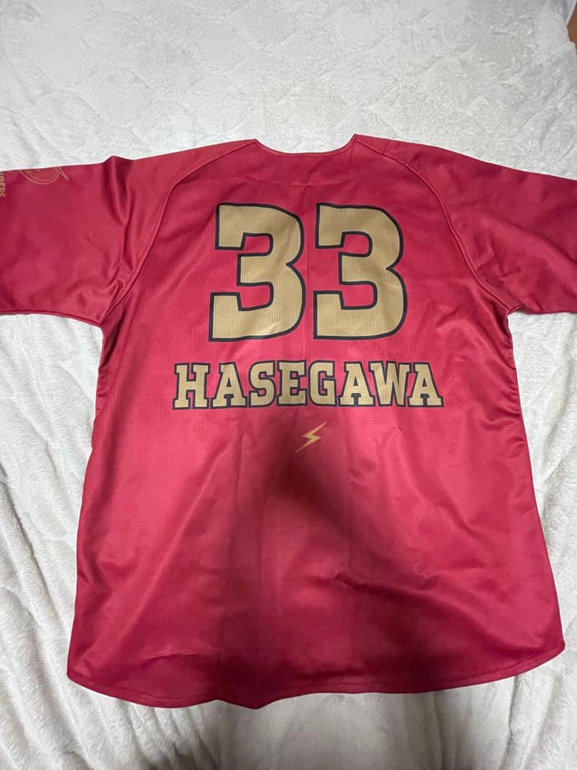 川崎ブレイブサンダース 長谷川選手 ベースボール型ユニフォーム