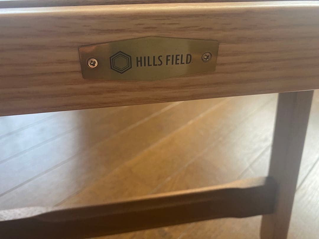 HILLS FIELD 木製アウトドアテーブル　俺のMOKKIN ゼブラ
