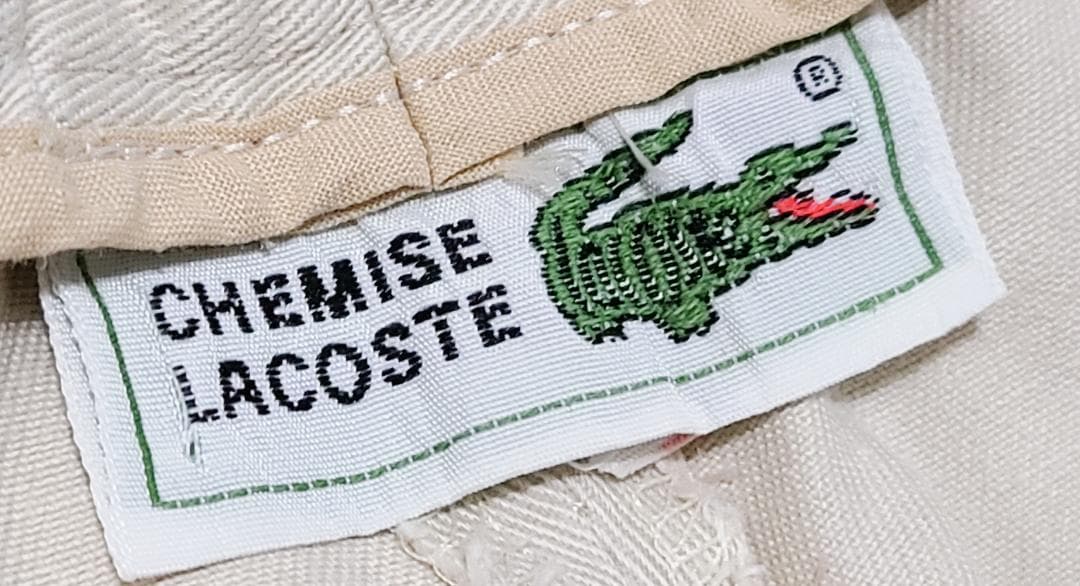 ❖ライトベージュ パンツ❖LACOSTE　股下68　春夏用