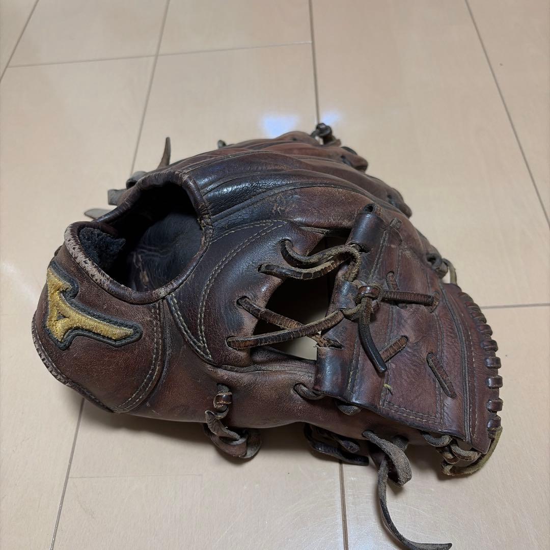 Mizuno 硬式グローブ ブラウン 5本指