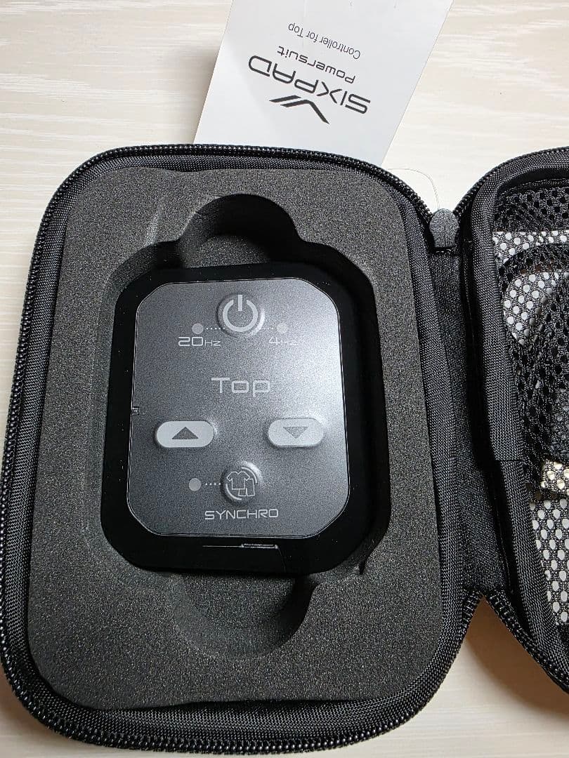 シックスパッド パワースーツ トップ コントローラー ブラック SE-AO00A