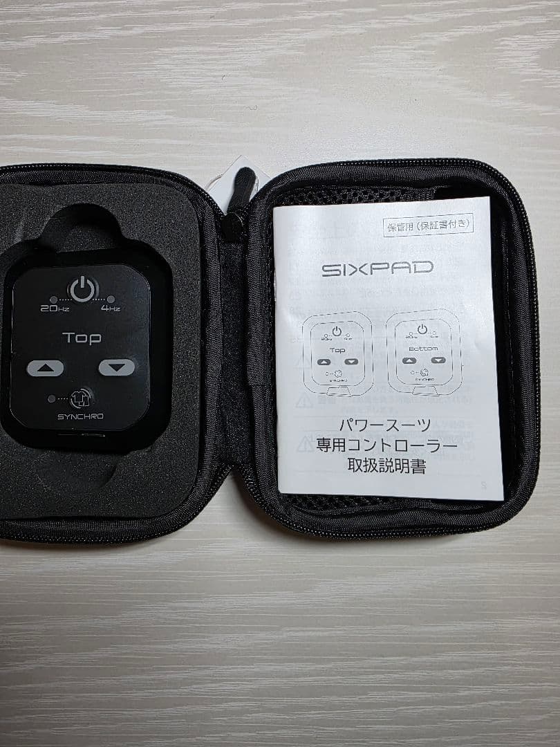 シックスパッド パワースーツ トップ コントローラー ブラック SE-AO00A