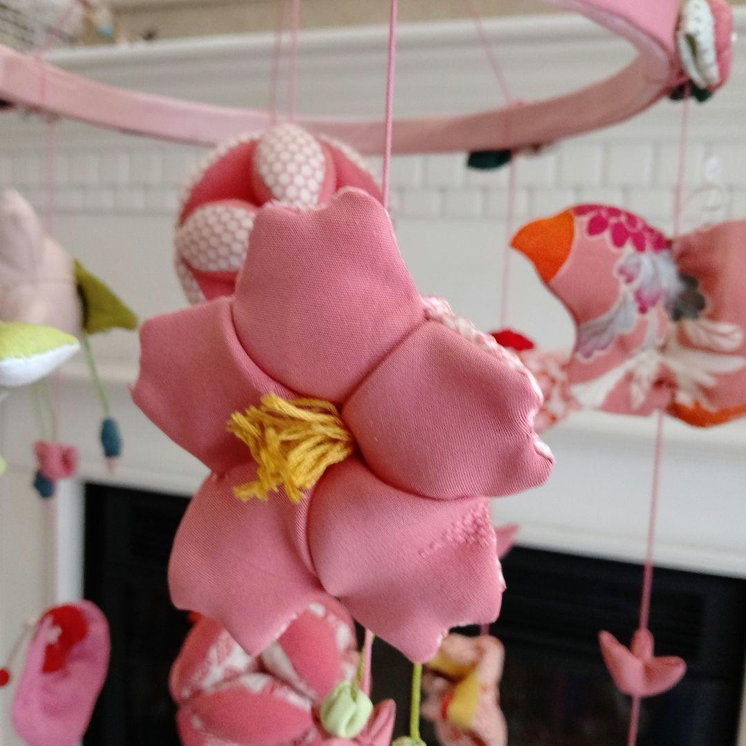 豪華　吊るし飾り　吊るし雛　下げもん7本 ちりめん細工　ハンドメイド　ひな祭り