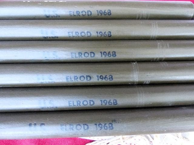 1968” 米軍実物 ナム戦 デッド!　テントポール　6本セット 軍幕 263