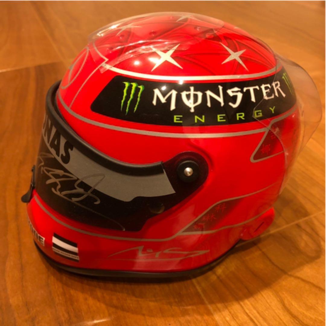 1/2ヘルメット　M.シューマッハ直筆サイン入り　F1メルセデスGP