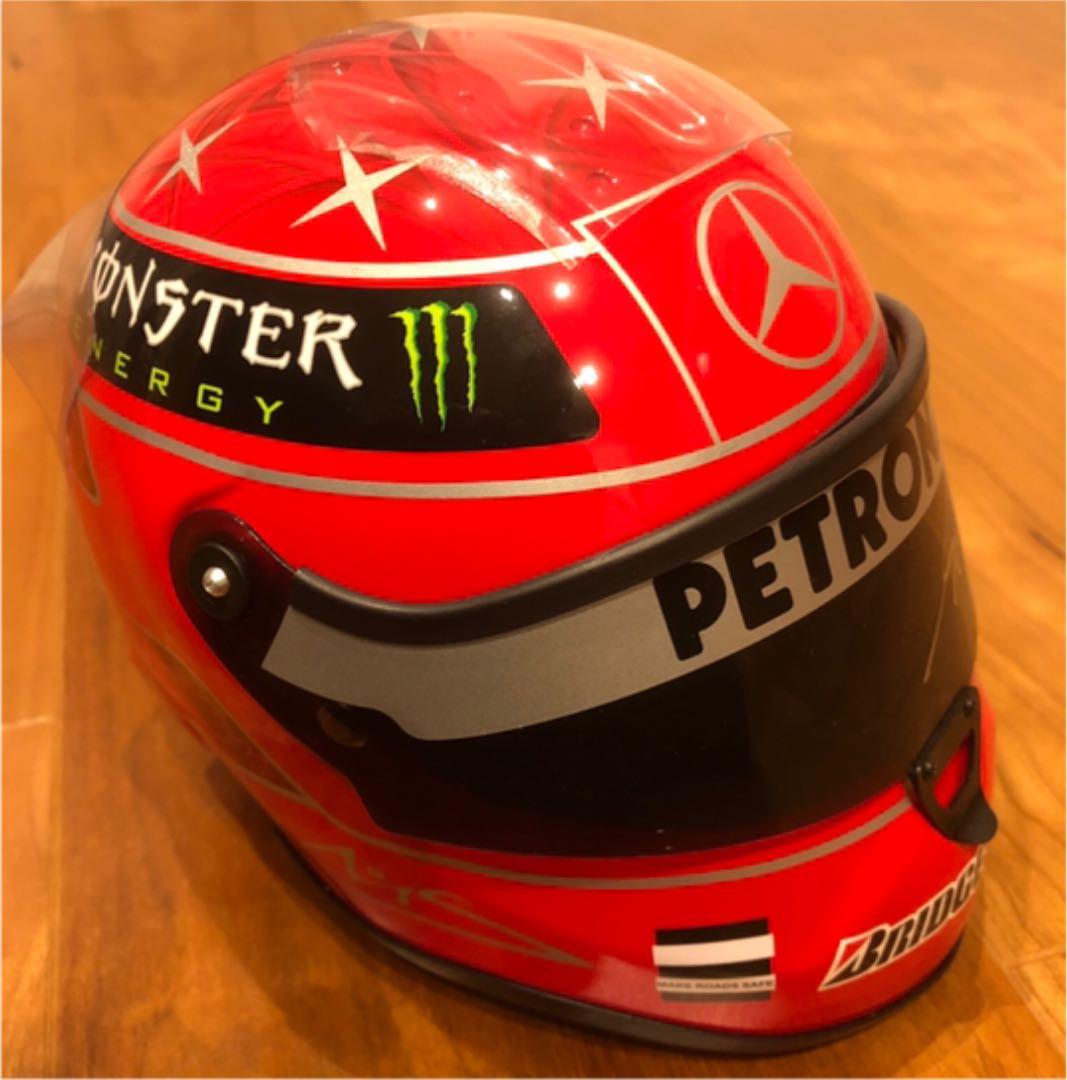1/2ヘルメット　M.シューマッハ直筆サイン入り　F1メルセデスGP