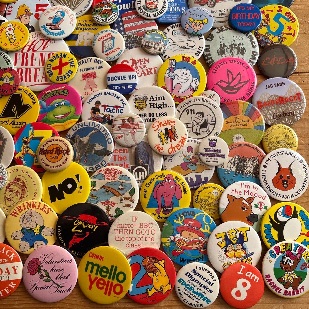 d*s様 ヴィンテージ缶バッジ／USA・UK／VINTAGE