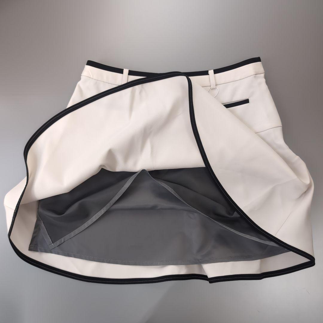 定価3.3万円【40サイズ】LANVIN ホワイト フレアスカート