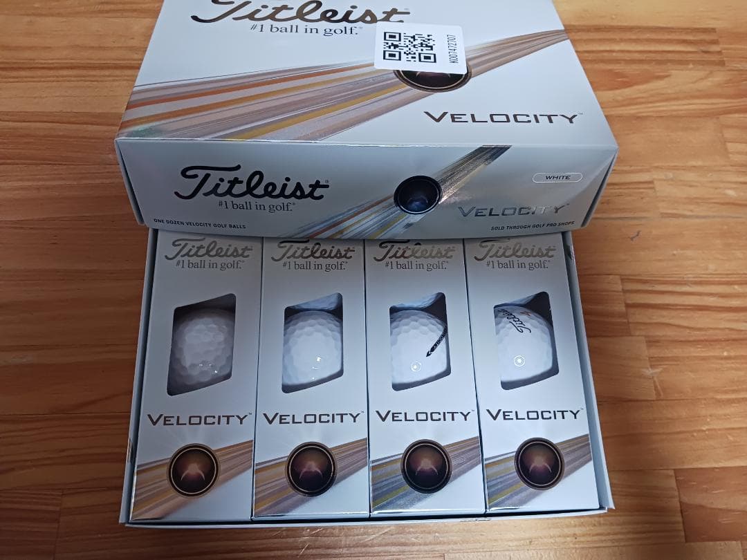 チップ【Titleist】 新品　Velocity ゴルフボール 3ダース