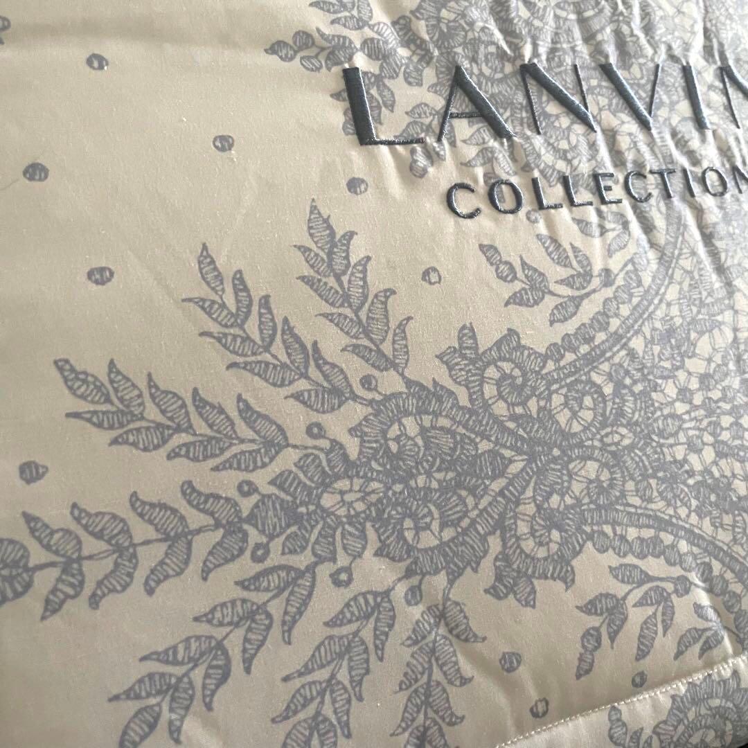 新品　ランバン　LANVIN COLLECTION 羽毛肌掛け布団 レース模様