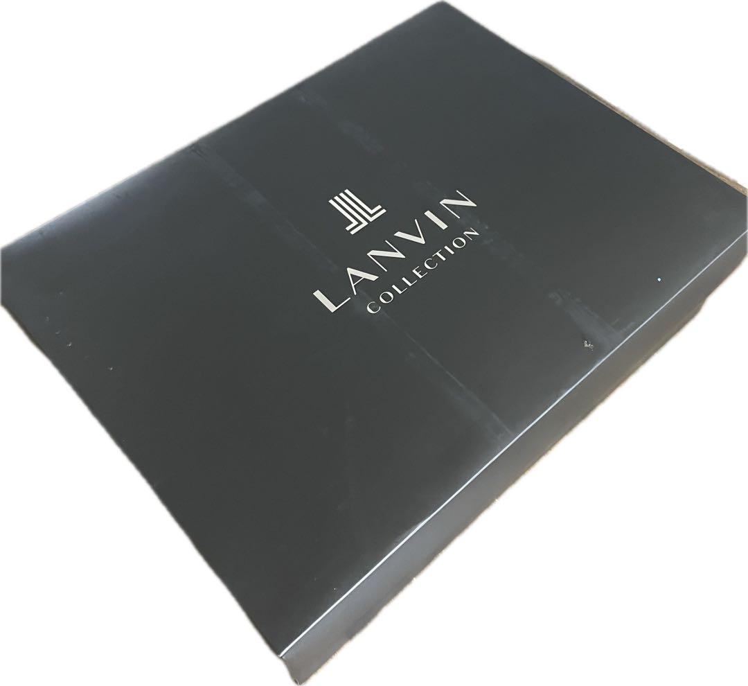 新品　ランバン　LANVIN COLLECTION 羽毛肌掛け布団 レース模様