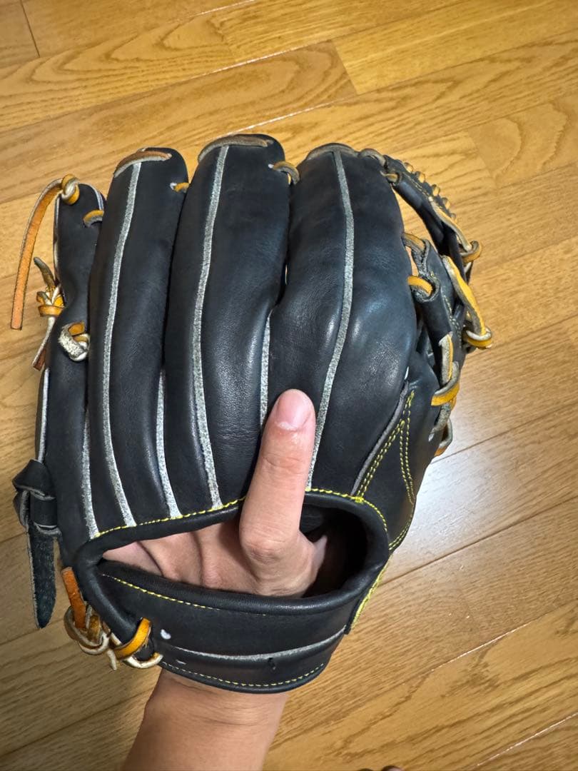 Miyama 硬式内野手用　野球グローブ 黒