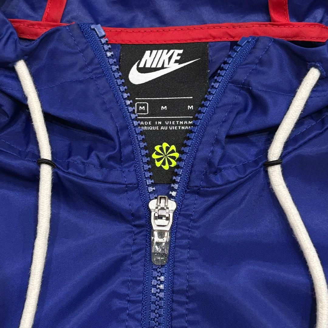 【美品】Nike ナイキ　ウィンドブレーカー ランナー　ナイロンジャケット　青