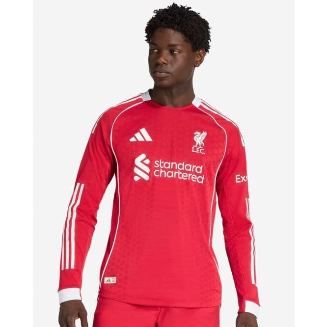 Adidas Liverpool FC オーセンティック長袖ユニフォーム