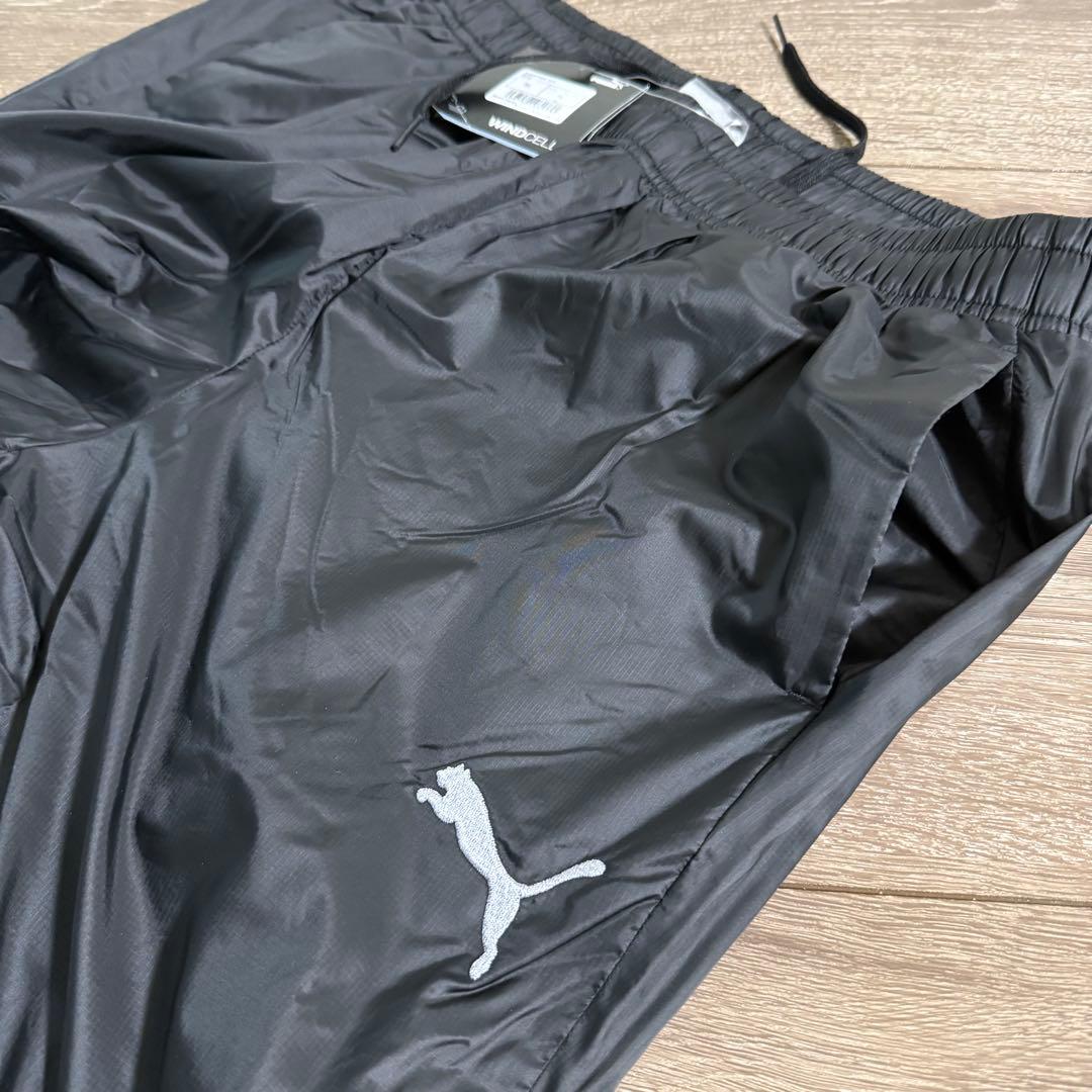 新品特価 PUMA サッカーウェア 裏起毛 ピステ・ウィンドブレーカー 上下XL