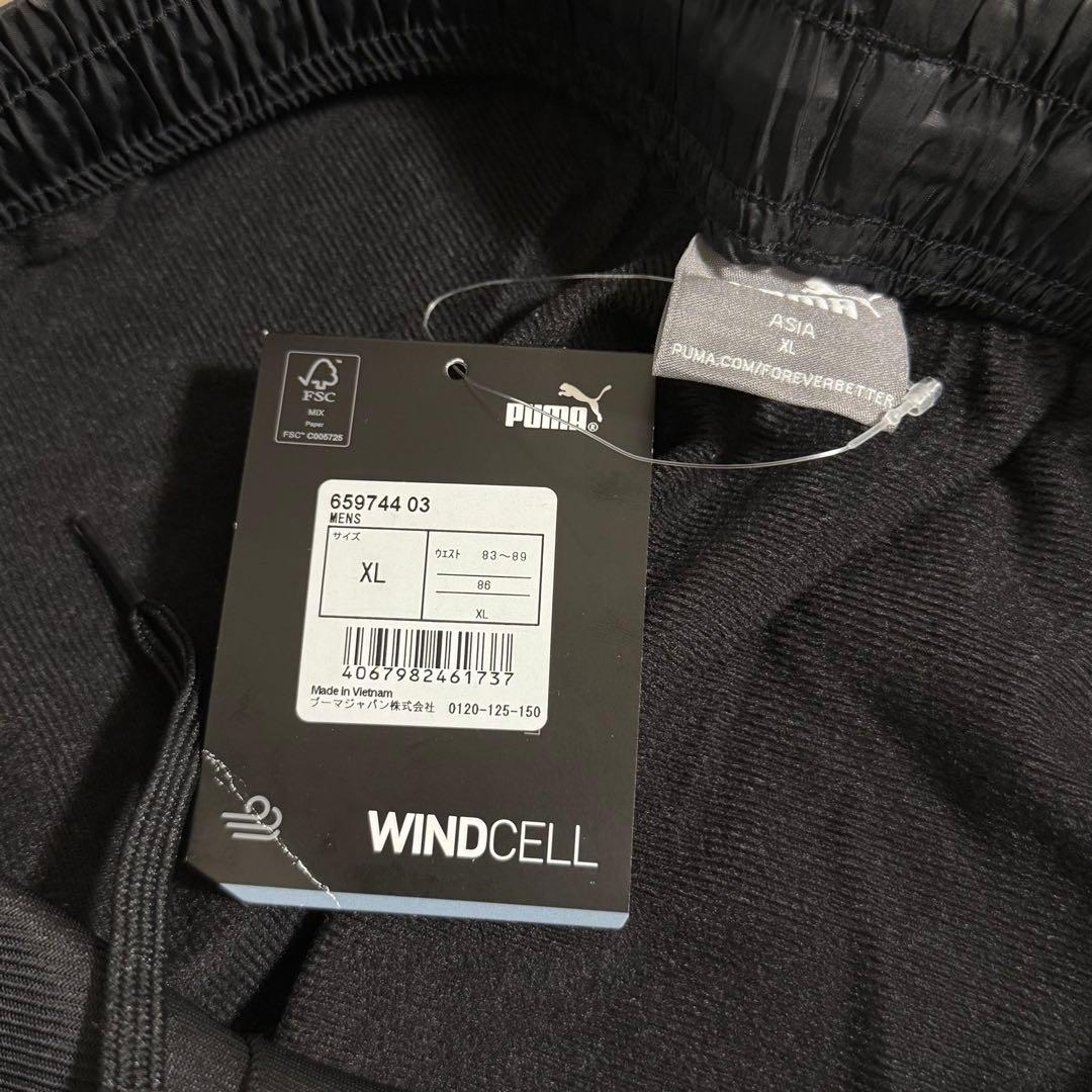 新品特価 PUMA サッカーウェア 裏起毛 ピステ・ウィンドブレーカー 上下XL