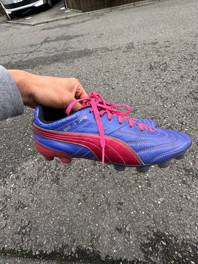 超激レアPUMA vintage『purple&pink』スパイク