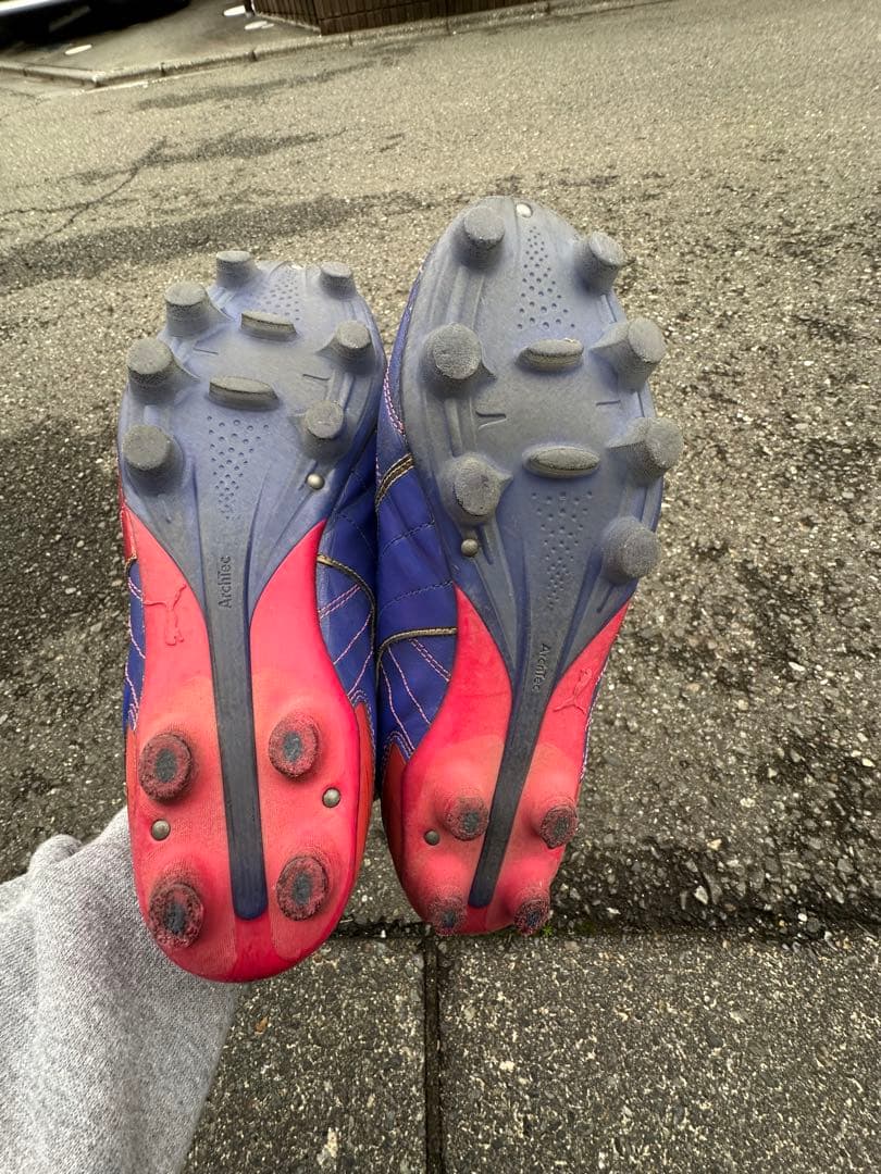 超激レアPUMA vintage『purple&pink』スパイク