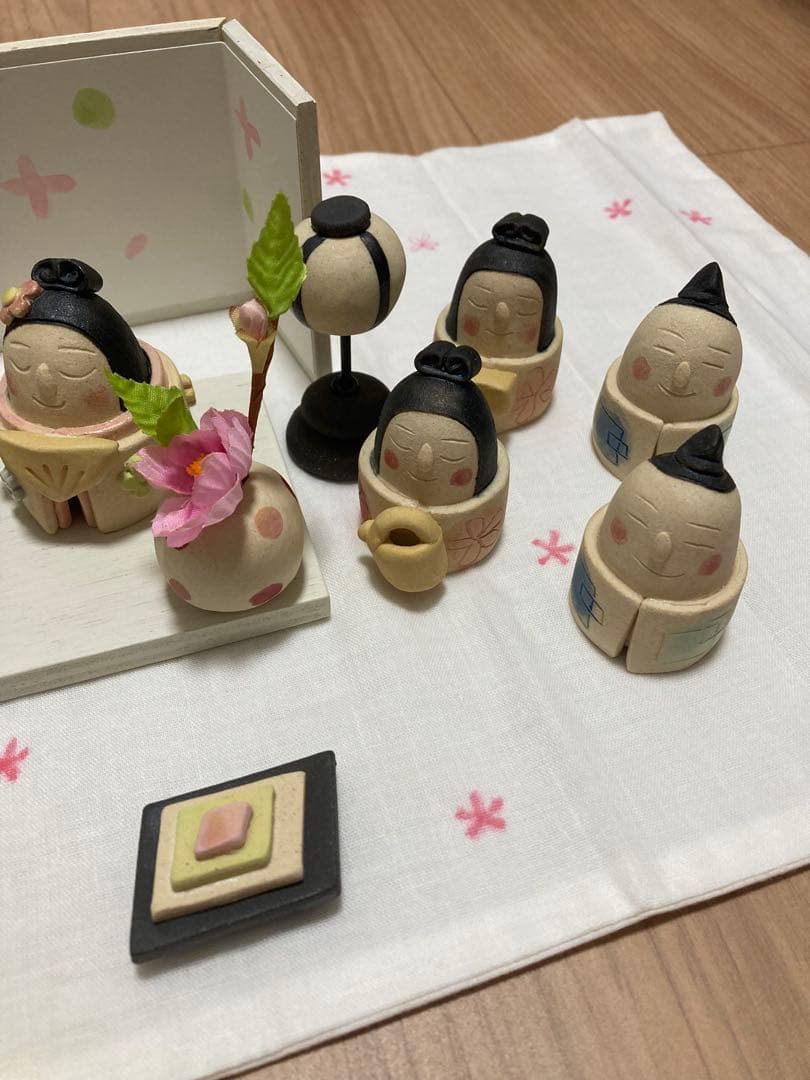 岡崎順子さん　雛人形セット　おひなさま美品
