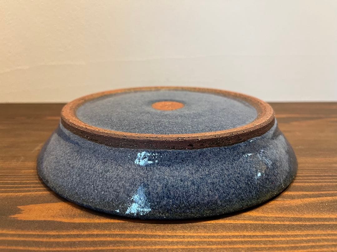 小澤基晴さん　すみれ７寸深皿　１枚　作家さん器　未使用品