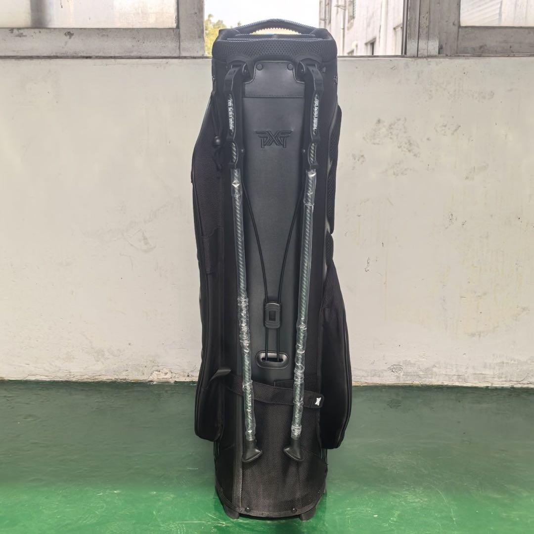 【即発送】 PXG ゴルフ キャディバッグ スタンド式 ブラック 6分割ブラック