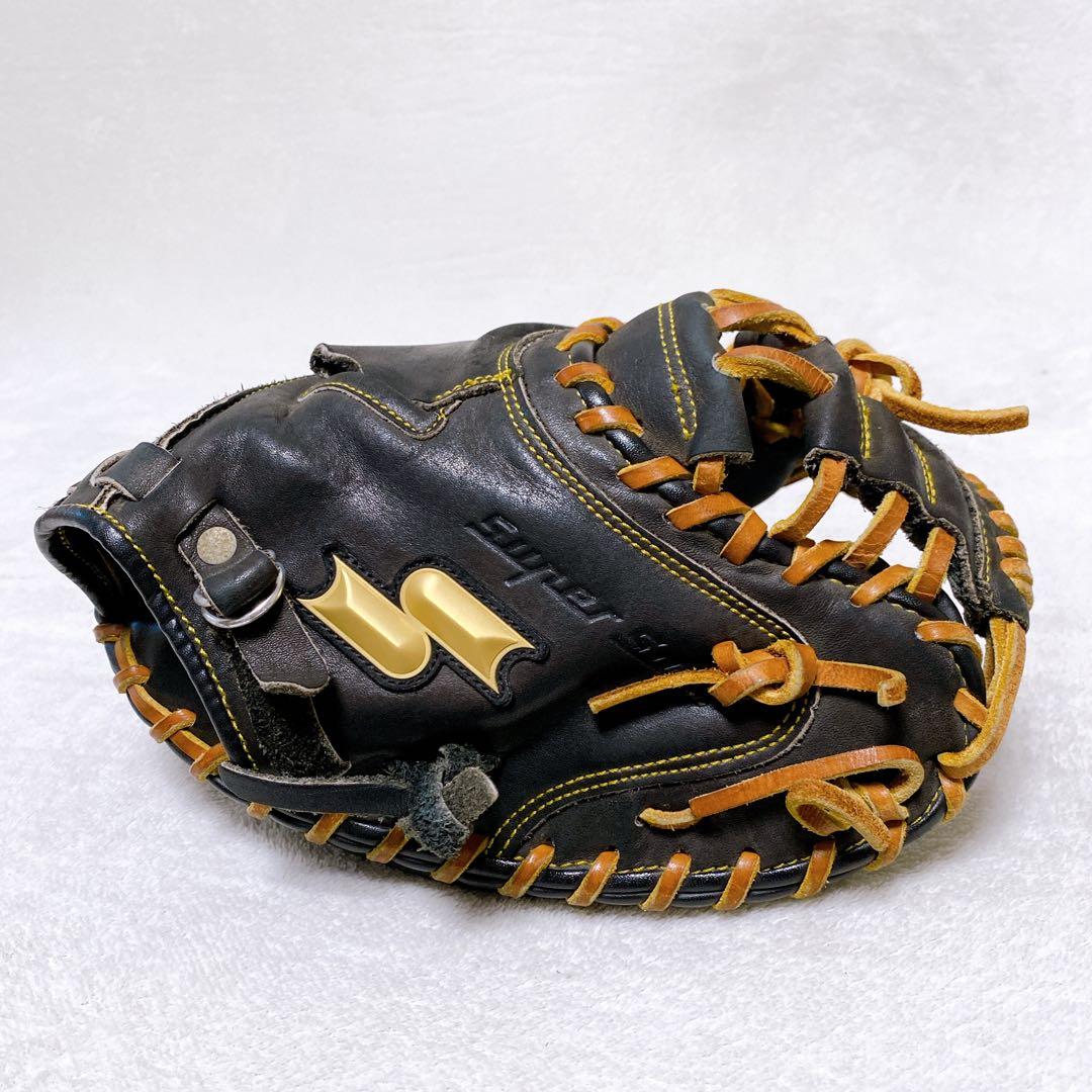 SSK　軟式用キャッチャーミット　ブラック　黒　スーパーソフト　即戦力　小さめ