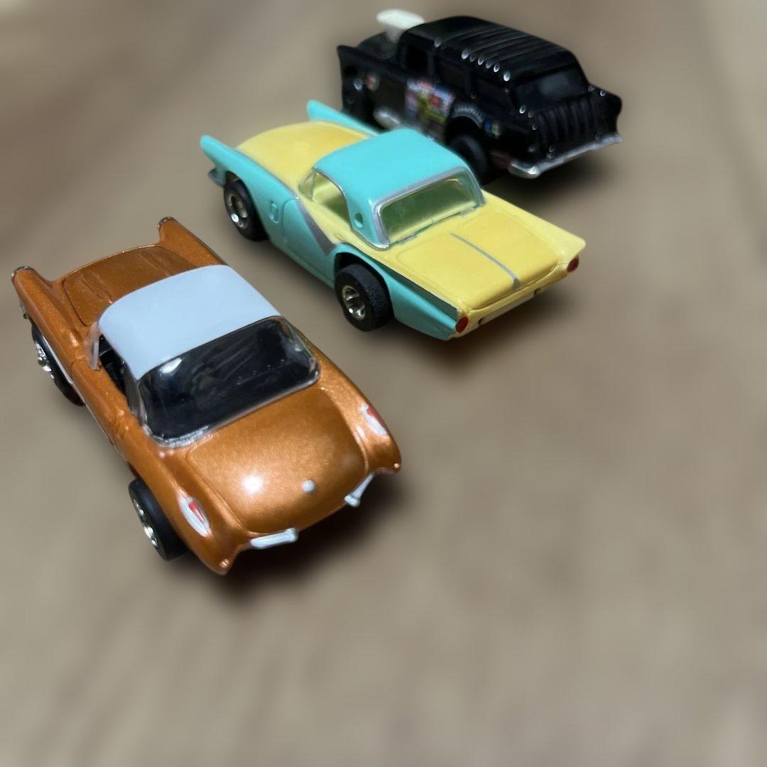 ★3台＋おまけボディ2台 HOスロットカー