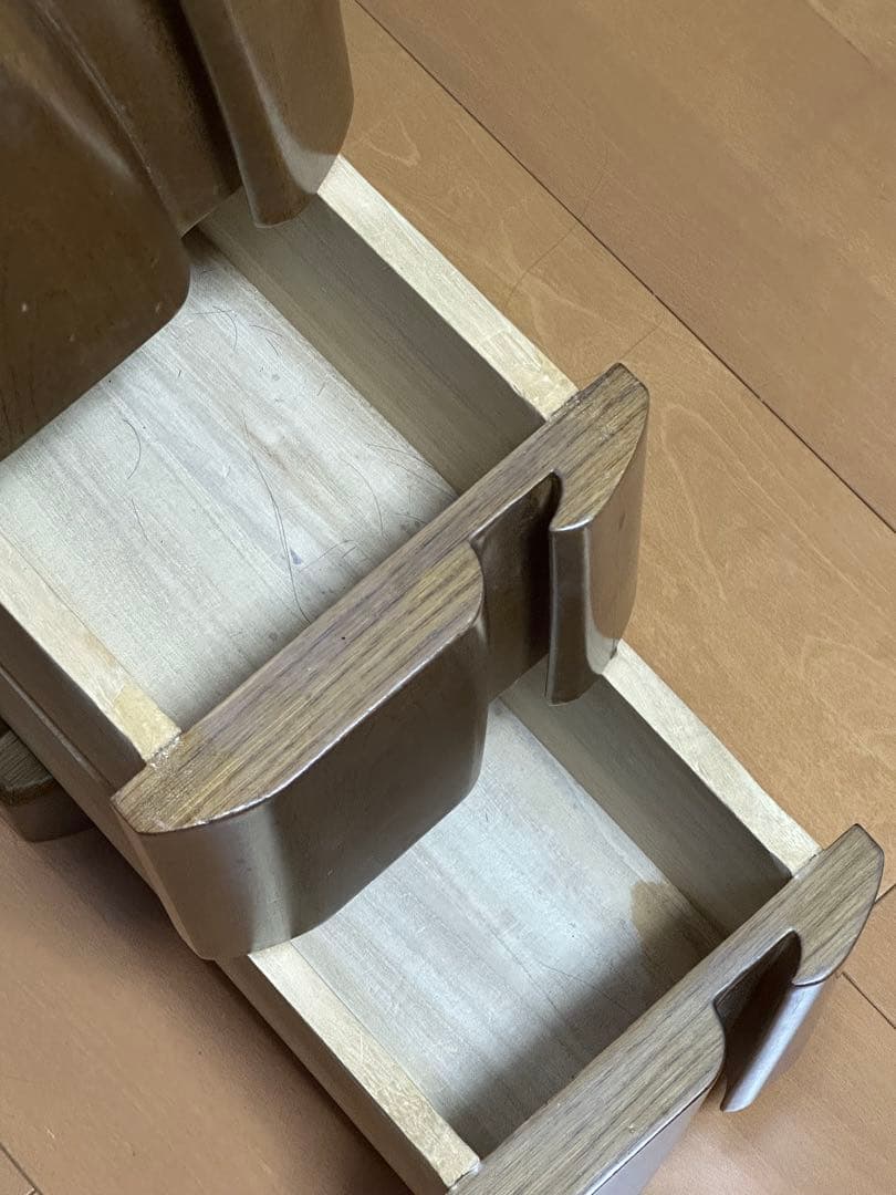 木製　ドレッサー　三面鏡　三面鏡ドレッサー　鏡台　木製　美品