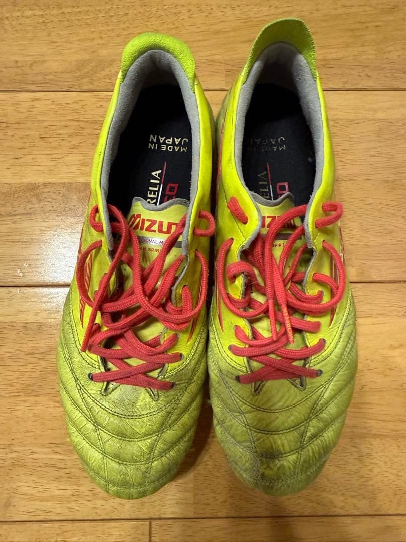 Mizuno サッカーシューズ イエロー/レッド モレリアネオ