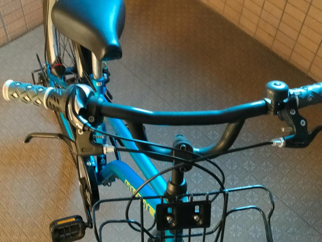 【引取限定/東京都江東区】アサヒ/ドライド 外装6段 青 24インチ